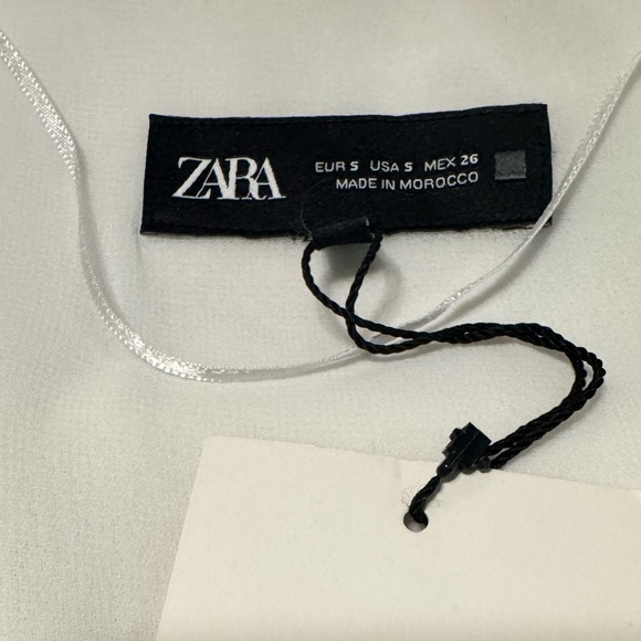 Zara White Sleeveless Women’s Jumpsuit, Size Small. NWT - Picture 2 of 13